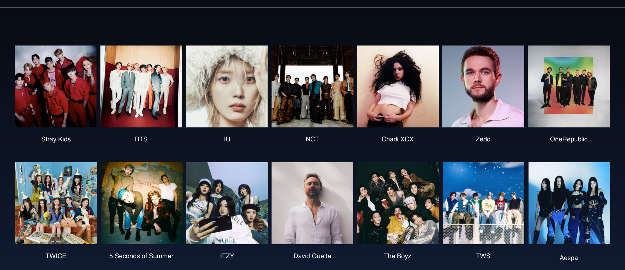Artist Discography